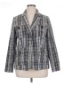 Halogen Plaid Gray Blazer Size L - photo 1