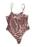 Xhilaration Brown Pink Bodysuit Size XXL - photo 1