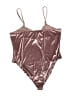 Xhilaration Brown Pink Bodysuit Size XXL - photo 2