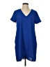 MTS Solid Blue Casual Dress Size S - photo 1