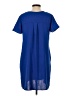 MTS Solid Blue Casual Dress Size S - photo 2