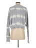 She + Sky 100% Cotton Tie-dye Gray Pullover Sweater Size S - photo 2