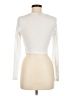 Shein Ivory Long Sleeve Henley Size 6 - photo 2