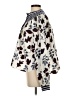 Warm 100% Cotton Print Ivory Long Sleeve Blouse Size 4 (2) - photo 5