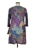 MSK Print Purple Casual Dress Size XL (petite) - photo 2
