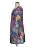 MSK Print Purple Casual Dress Size XL (petite) - photo 5