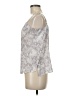 Jennifer Lopez Silver Sleeveless Blouse Size M - photo 5