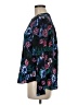 Attention 100% Polyester Floral Black Long Sleeve Blouse Size M - photo 5