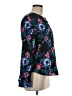 Attention 100% Polyester Floral Black Long Sleeve Blouse Size M - photo 4