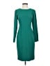 Cremieux Solid Green Cocktail Dress Size 2 - photo 1