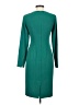 Cremieux Solid Green Cocktail Dress Size 2 - photo 2