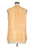 Violet & Claire 100% Polyester Yellow Sleeveless Blouse Size XL - photo 2
