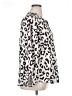 Unbranded 100% Polyester Animal Print Ivory Long Sleeve Blouse Size L - photo 4