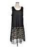 Assorted Brands 100% Polyester Stars Black Casual Dress Size XXL (estimated) - photo 1