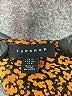 Topshop 100% Polyester Animal Print Brown Short Sleeve Blouse Size 8 - photo 7