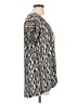 MICHAEL Michael Kors 100% Viscose Silver Short Sleeve Top Size L - photo 4