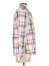 Lands' End 100% Supima Cotton Checkered-gingham Yellow Long Sleeve Button-Down Shirt Size 10 - photo 4