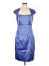 Sangria Blue Cocktail Dress Size 12 - photo 1