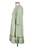 Easel Solid Green Casual Dress Size S - photo 5