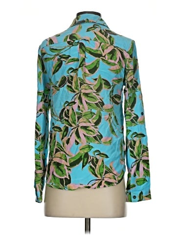 Twelfth Street by Cynthia Vincent Long Sleeve Silk Top (view 2)