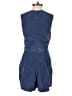 Shoshanna 100% Silk Solid Blue Romper Size 0 - photo 2