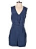 Shoshanna 100% Silk Solid Blue Romper Size 0 - photo 1
