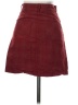 Assorted Brands 100% Polyester Solid Burgundy Casual Skirt Size XS - photo 2