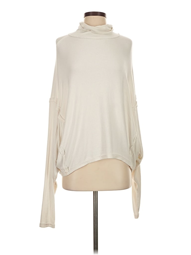 Pre-owned We The Free Turtleneck Sweater In Ivory