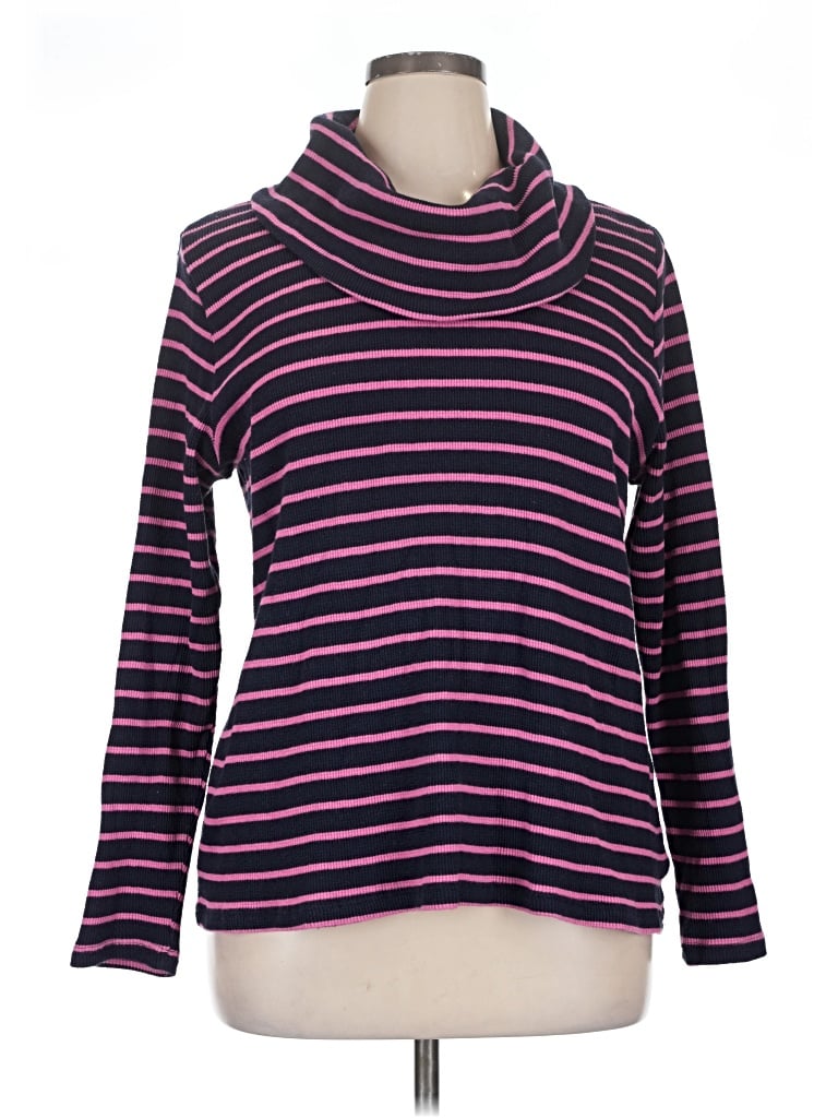 Pre-owned Talbots Outlet Turtleneck Sweater In Purple