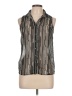 Charlotte Russe 100% Polyester Black Sleeveless Blouse Size L - photo 1