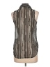 Charlotte Russe 100% Polyester Black Sleeveless Blouse Size L - photo 2