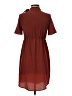 Vero Moda Solid Brown Casual Dress Size XS - photo 2