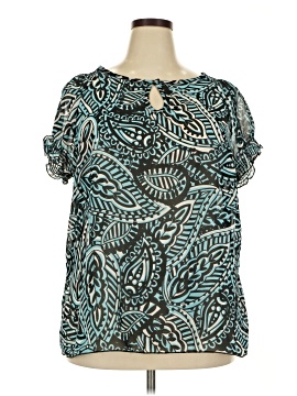 Lane Bryant Short Sleeve Blouse