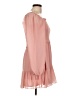 1.State 100% Polyester Solid Pink Casual Dress Size L - photo 4