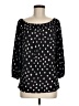 Anne Klein Polka Dots Black 3/4 Sleeve Blouse Size M - photo 1