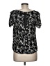 Forever 21 Contemporary 100% Polyester Black Short Sleeve Blouse Size XS - photo 2