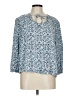 Architect 100% Rayon Blue 3/4 Sleeve Blouse Size L - photo 1