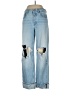 Madewell 100% Cotton Hearts Blue Jeans Size 27 waist - photo 5