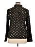 Unbranded 100% Polyester Metallic Black Long Sleeve Blouse Size XL - photo 2