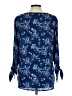 41Hawthorn 100% Polyester Blue 3/4 Sleeve Blouse Size L - photo 2