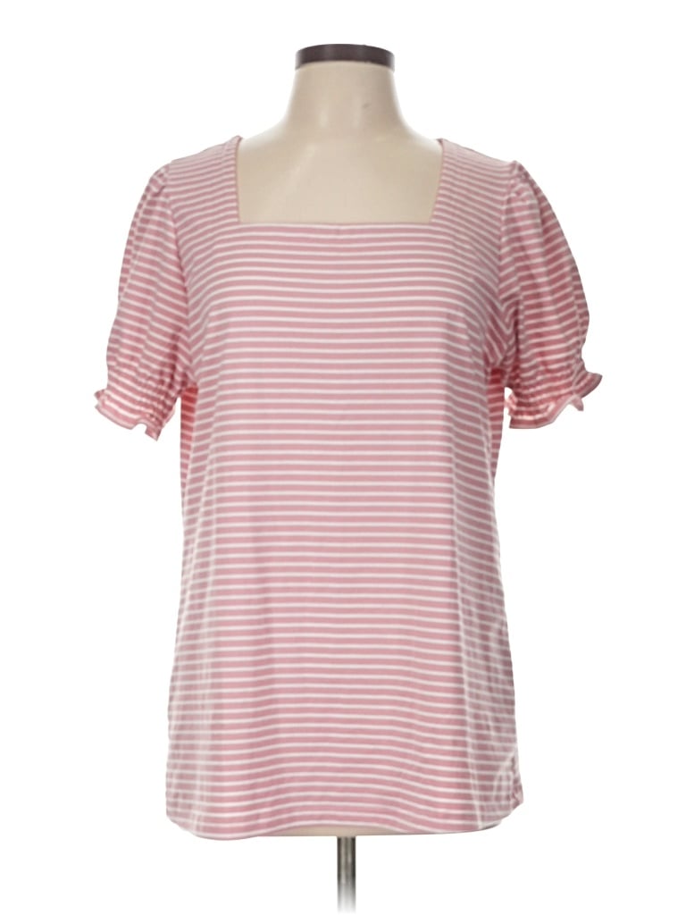 Pre-owned Miholl Short Sleeve T-shirt In Pink