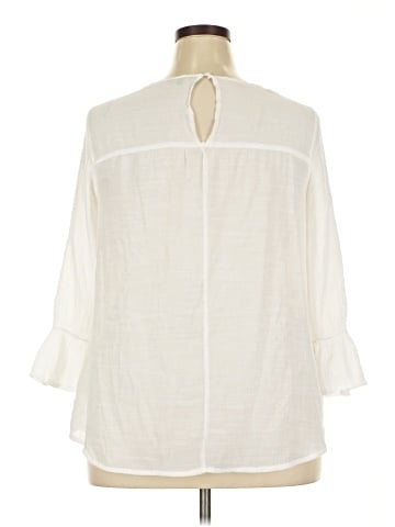 Unique Spectrum 3/4 Sleeve Blouse (view 2)