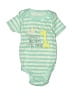 Quiltex Green Short Sleeve Onesie Size 6-9 mo - photo 1