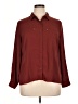 Apt. 9 100% Polyester Solid Burgundy 3/4 Sleeve Blouse Size XL (petite) - photo 1