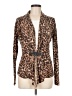 August Silk Brown Cardigan Size M - photo 1