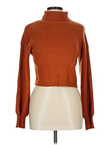Blue Rain Turtleneck Sweater (view 1)