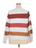 Pinque Stripes White Pullover Sweater Size 2X - photo 2