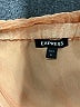 Express 100% Polyester Orange 3/4 Sleeve Blouse Size M - photo 7