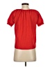 TeXTURE & THREAD Madewell Red Short Sleeve Blouse Size XS - photo 2