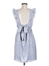 Shein 100% Polyester Paisley Blue Casual Dress Size 6 - photo 2